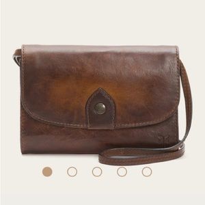 NWT - FRYE Melissa Wallet Crossbody in Red Clay
